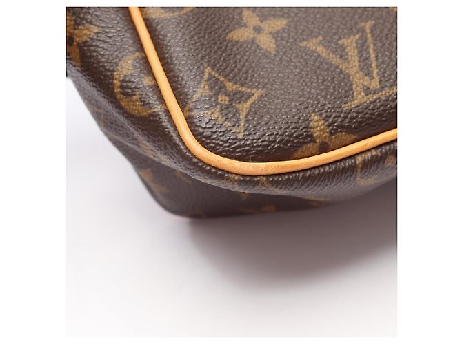 Borsa a Spalla Louis Vuitton Vivacite PM Marrone Monogramma - vista 9