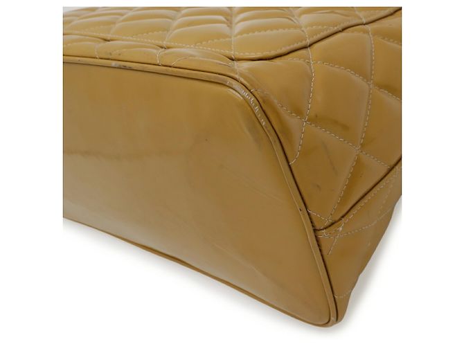 Borsa tote matelassé gialla Chanel Giallo - vista 4