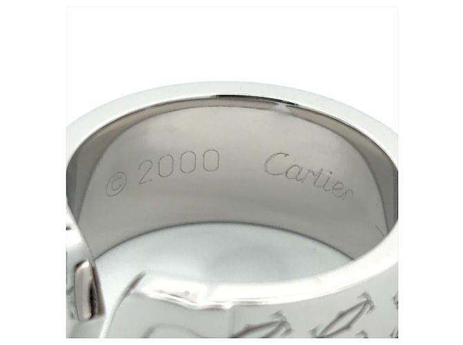 Anello Cartier C2 in oro bianco 18K D'oro - vista 8