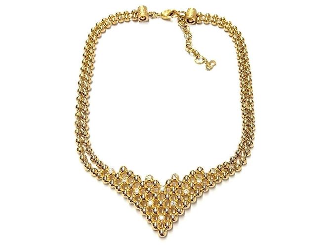 Collana Pendente Placcata Oro Christian Dior D'oro - vista 2