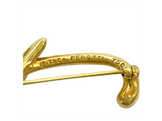 Spilla Lettera T Tiffany & Co. in Oro Giallo 18K D'oro - vista 3