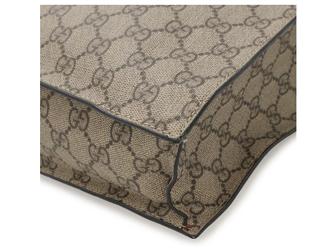 Borsa tote/ a spalla GG Supreme morbida GUCCI Nero Beige - vista 4