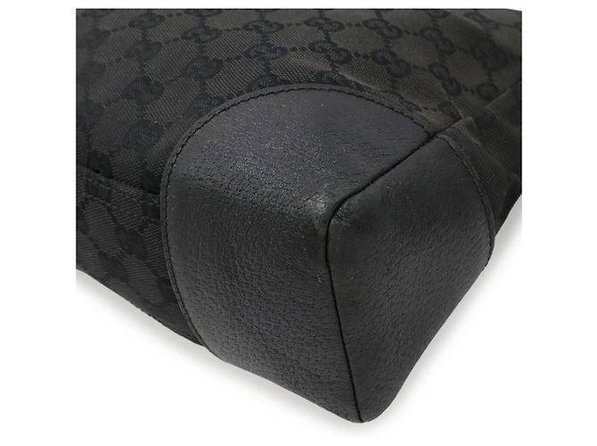 Borsa a Spalla Gucci GG Canvas Nero - vista 4