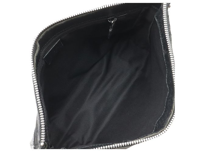 Borsa a Spalla Gucci GG Canvas Nero - vista 8