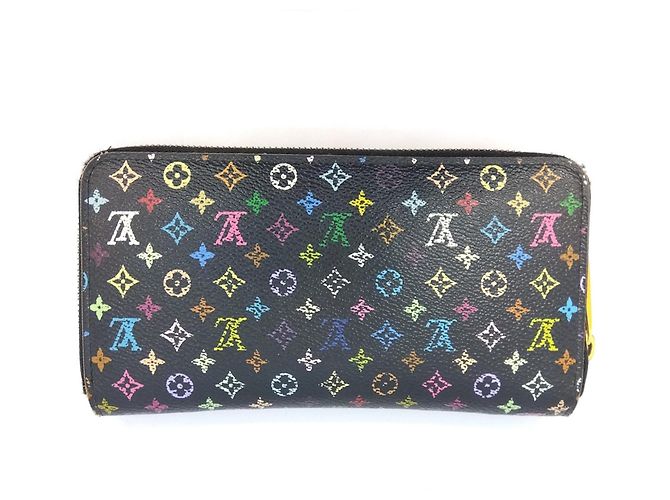 Louis Vuitton Zippy Wallet Monogram Multicolor Black Multiple colors - view 2