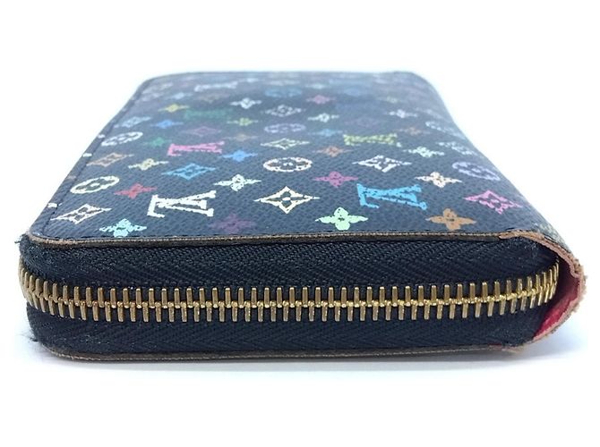 Louis Vuitton Zippy Wallet Monogram Multicolor Black Multiple colors - view 4