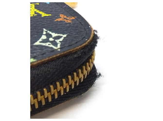 Louis Vuitton Zippy Wallet Monogram Multicolor Black Multiple colors - view 5