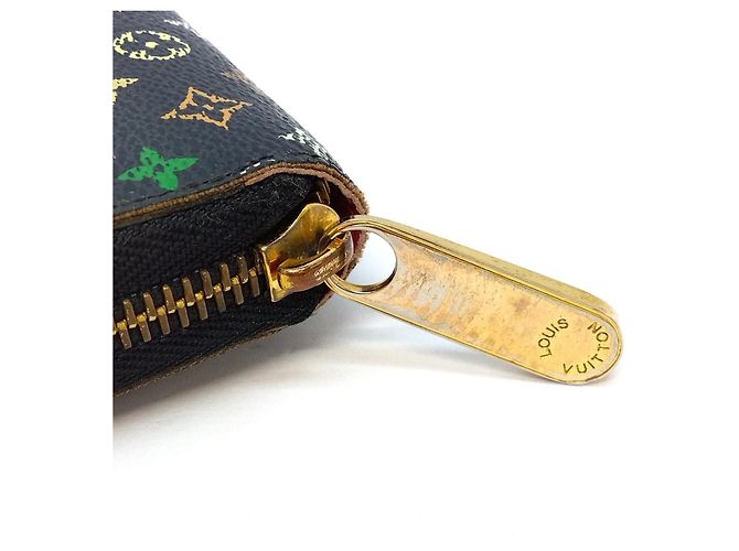 Louis Vuitton Zippy Wallet Monogram Multicolor Black Multiple colors - view 7