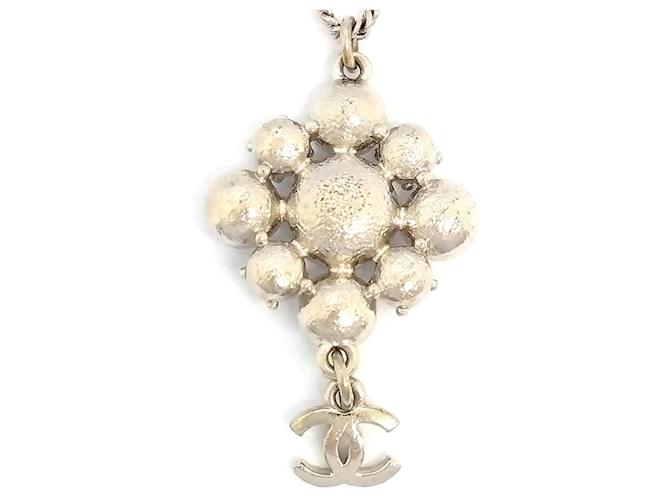 Collana in strass Chanel Coco Mark Argento - vista 4