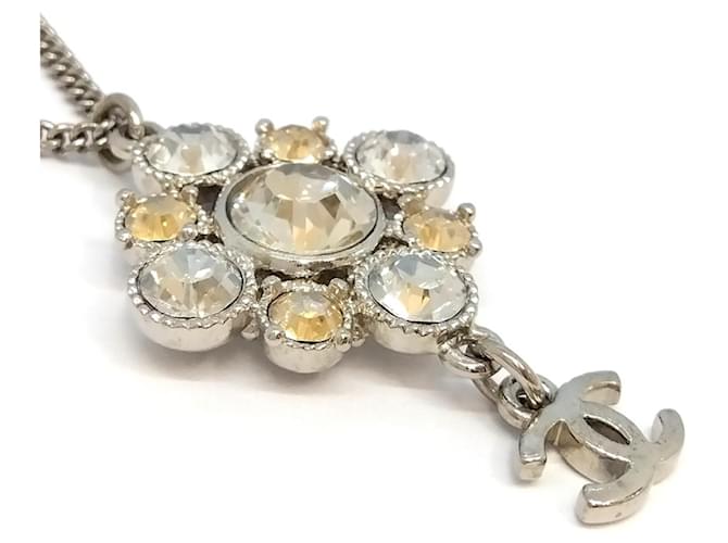 Collana in strass Chanel Coco Mark Argento - vista 5