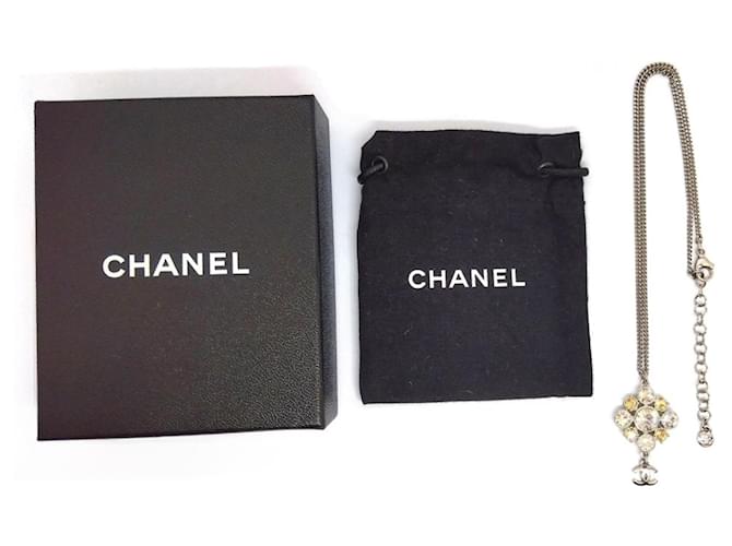 Collana in strass Chanel Coco Mark Argento - vista 8