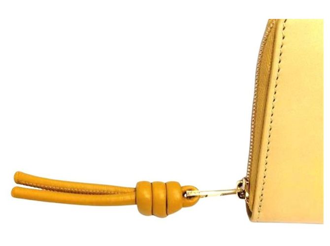 Cartera con cremallera Loewe Knot Amarillo - vista 12