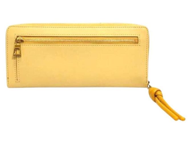 Cartera con cremallera Loewe Knot Amarillo - vista 2
