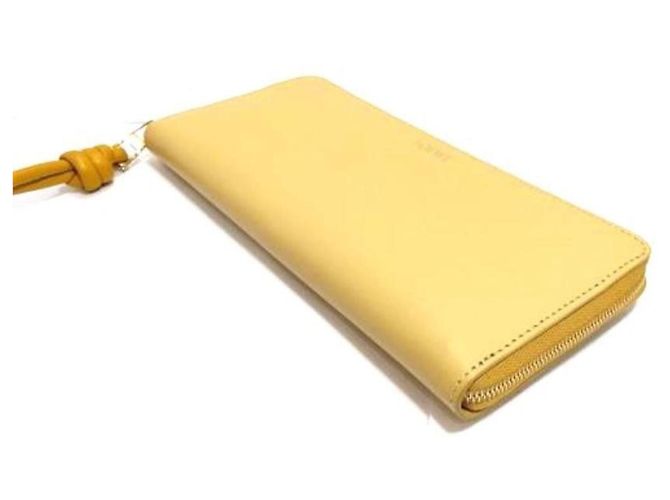 Cartera con cremallera Loewe Knot Amarillo - vista 3