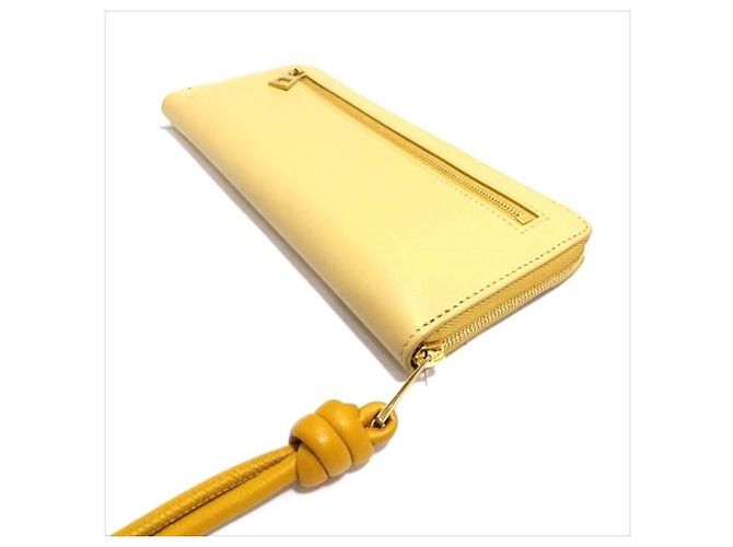 Cartera con cremallera Loewe Knot Amarillo - vista 4