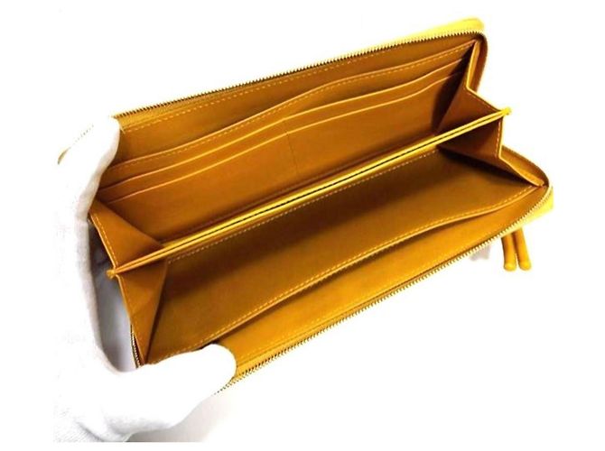 Cartera con cremallera Loewe Knot Amarillo - vista 5