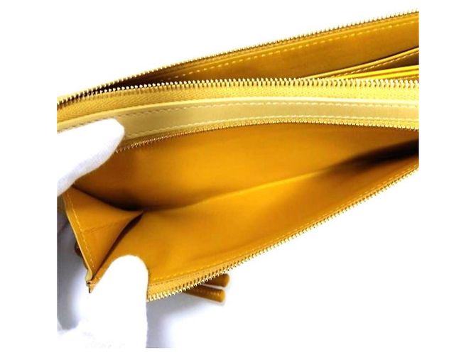 Cartera con cremallera Loewe Knot Amarillo - vista 6