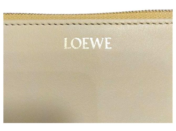 Cartera con cremallera Loewe Knot Amarillo - vista 9