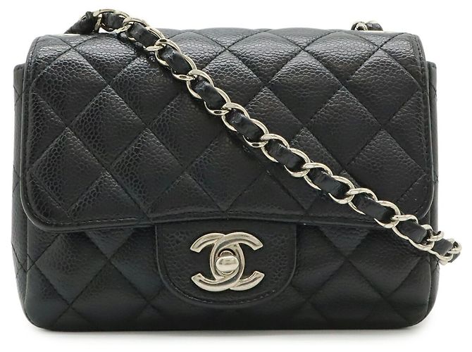 Borsa Mini Flap Matelassé Chanel Nero - vista 2