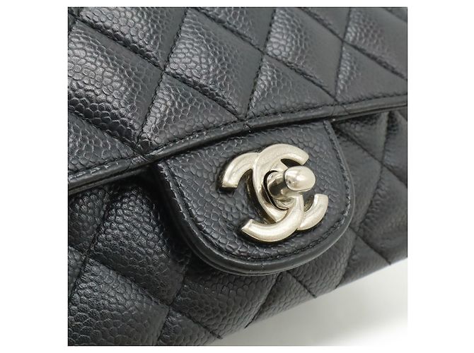 Borsa Mini Flap Matelassé Chanel Nero - vista 9