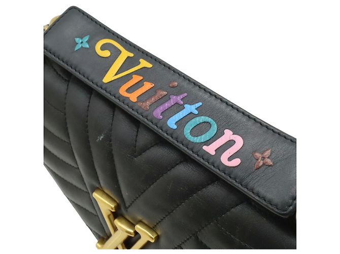 Borsa a Spalla Donna Louis Vuitton Noir Nero - vista 10
