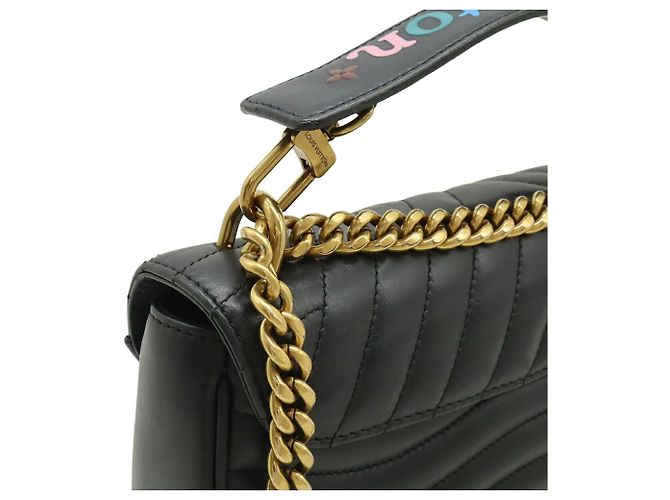 Borsa a Spalla Donna Louis Vuitton Noir Nero - vista 5