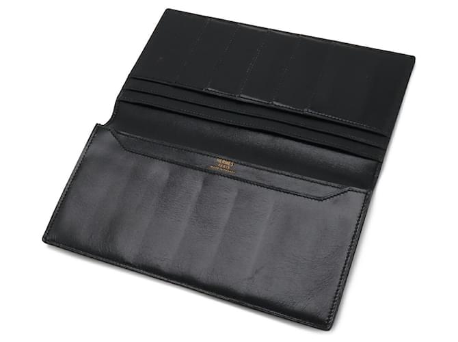 Hermès HERMES Osaka Lang Wallet Schwarz - Ansicht 5