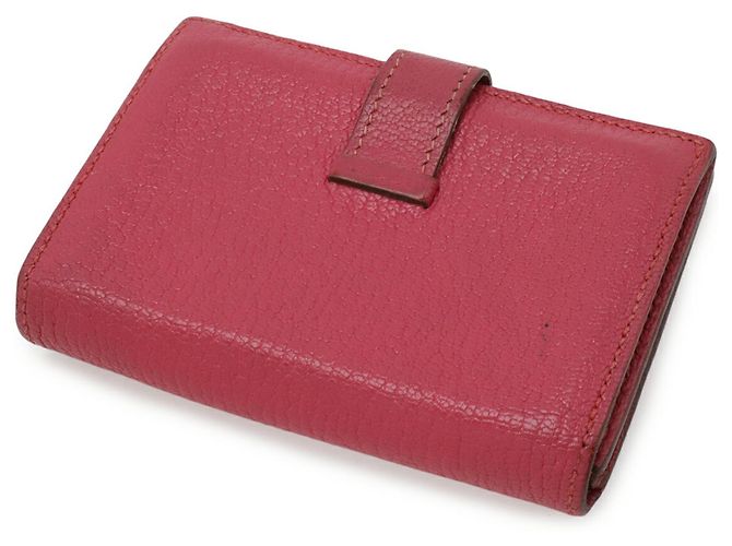 Visitenkartenetui Hermès Bearn Fuchsia Fuschia - Ansicht 3