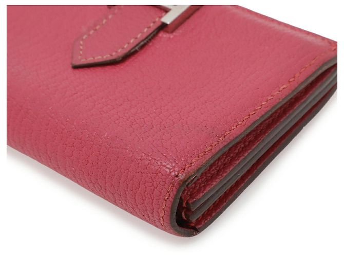 Visitenkartenetui Hermès Bearn Fuchsia Fuschia - Ansicht 4