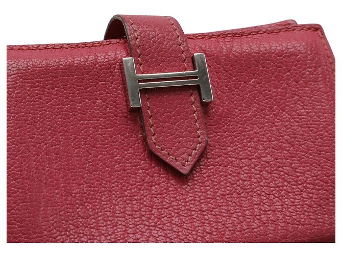 Visitenkartenetui Hermès Bearn Fuchsia Fuschia - Ansicht 5