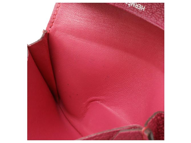 Visitenkartenetui Hermès Bearn Fuchsia Fuschia - Ansicht 8