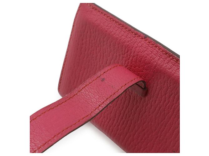 Visitenkartenetui Hermès Bearn Fuchsia Fuschia - Ansicht 9