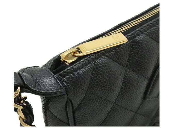 Timeless Borsa a Spalla Chanel Matelassé Coco Mark con Catena Nero - vista 5