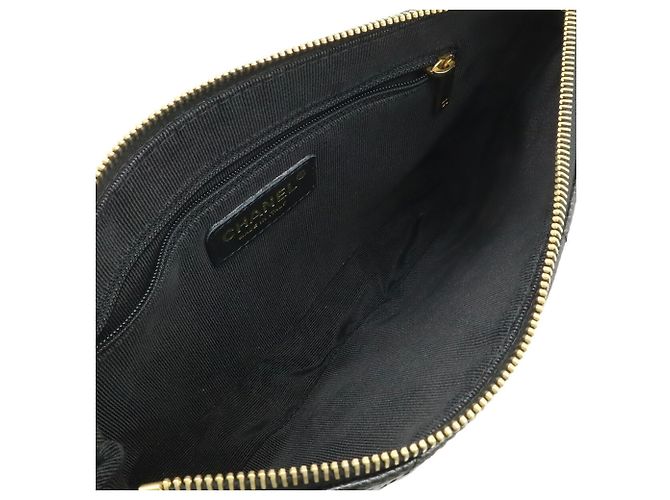 Timeless Borsa a Spalla Chanel Matelassé Coco Mark con Catena Nero - vista 6