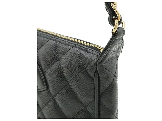 Timeless Borsa a Spalla Chanel Matelassé Coco Mark con Catena Nero - vista 7