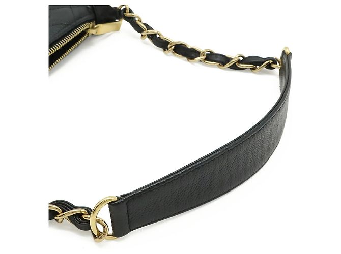 Timeless Borsa a Spalla Chanel Matelassé Coco Mark con Catena Nero - vista 8