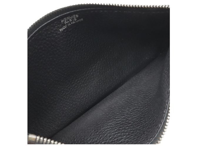Cartera larga bi-fold Dogon Duo GM de Hermès Negro - vista 9