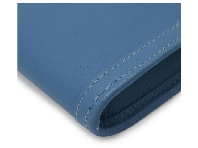 Borsa Clutch Hermès Jige Elan 29 Blu - vista 4