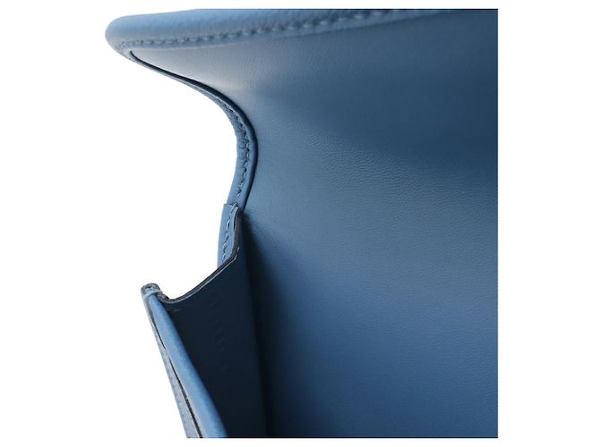 Borsa Clutch Hermès Jige Elan 29 Blu - vista 6