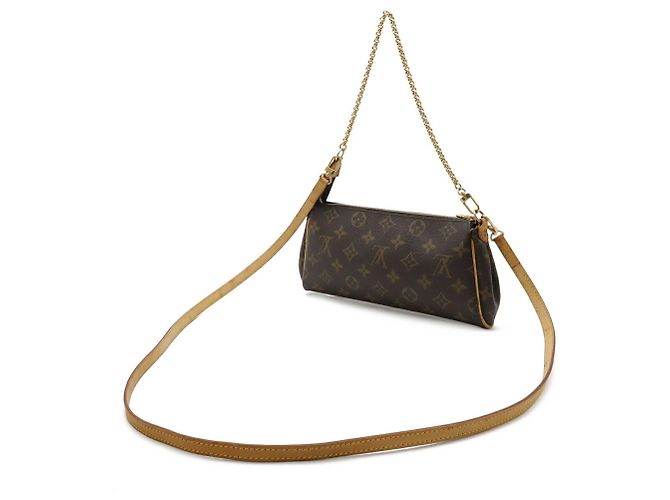 Pochette Eva Monogram Louis Vuitton Marrone - vista 3