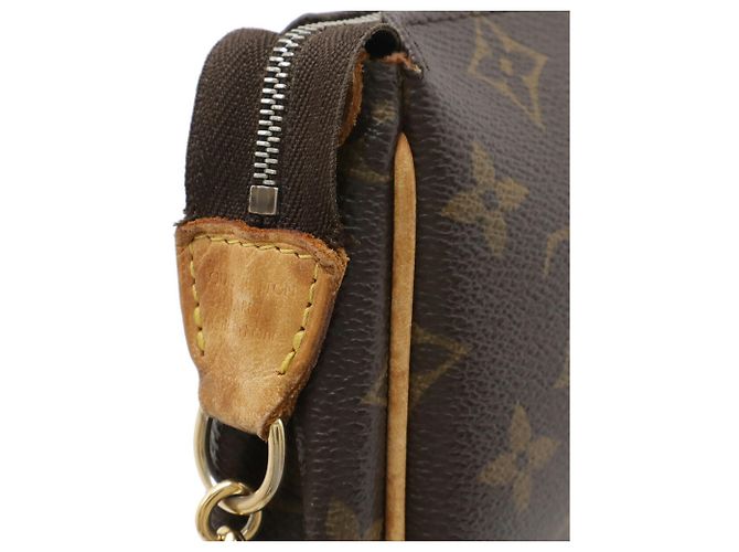 Pochette Eva Monogram Louis Vuitton Marrone - vista 6