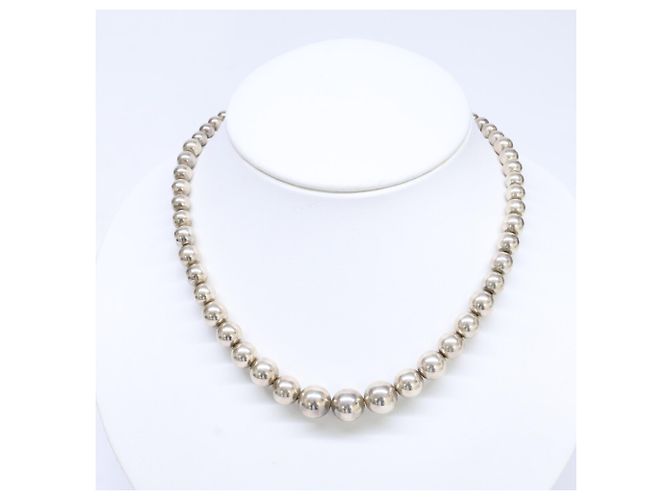 Collar de Bolas Graduadas en Hardware 925 de Tiffany & Co. Plata - vista 5
