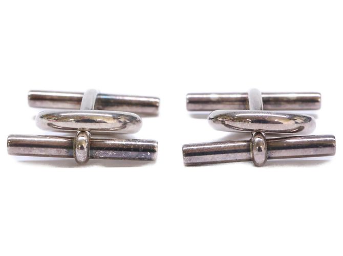 Gemelli Chaine d'Ancre Ag925 di Hermès in argento - vista 2