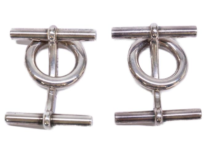 Gemelli Chaine d'Ancre Ag925 di Hermès in argento - vista 6
