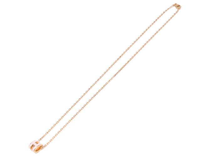 Hermès Collana Pendente Mini Pop H HERMES Rosa D'oro - vista 2