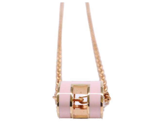 Hermès Collana Pendente Mini Pop H HERMES Rosa D'oro - vista 4