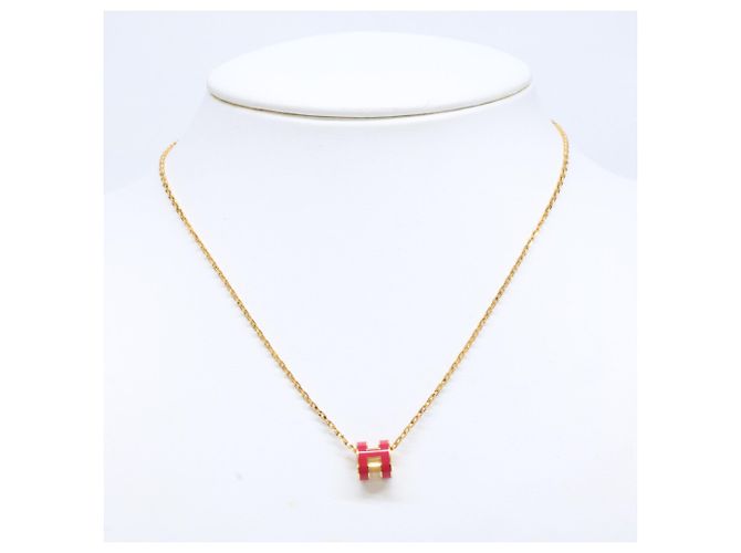 Hermès Collana Pendente Mini Pop H HERMES D'oro - vista 7
