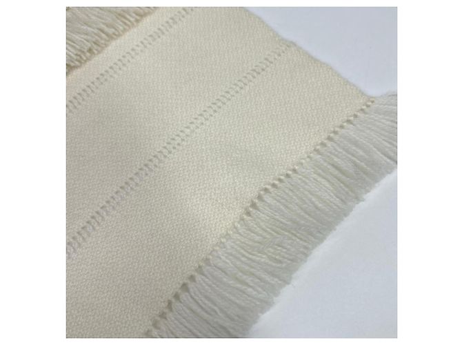 Stola in cashmere avorio Hermès Crudo - vista 6