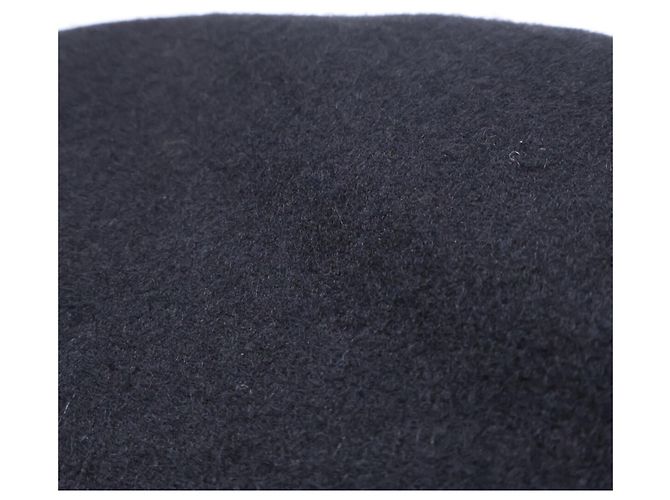 Cappello in lana con bottone Hermès Sellier Nero - vista 10