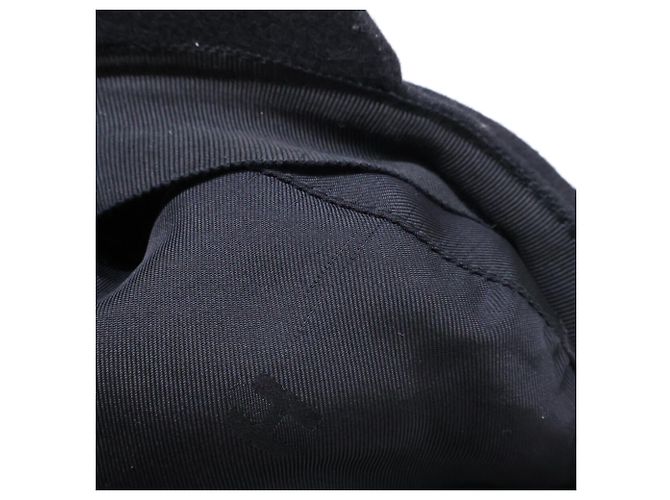 Cappello in lana con bottone Hermès Sellier Nero - vista 8